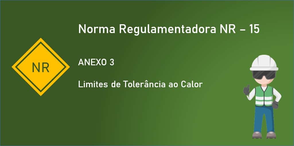 NR-15 – ANEXO 3 – Limites de Tolerância para Exposição ao Calor - Atualizada - 2019