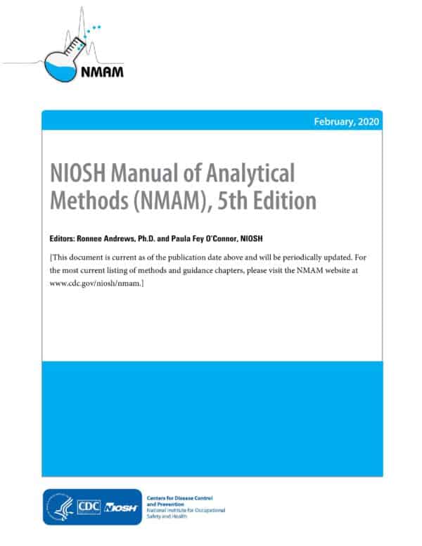 NIOSH Manual of Analytical Methods - NMAM - 5th Edition - 2020