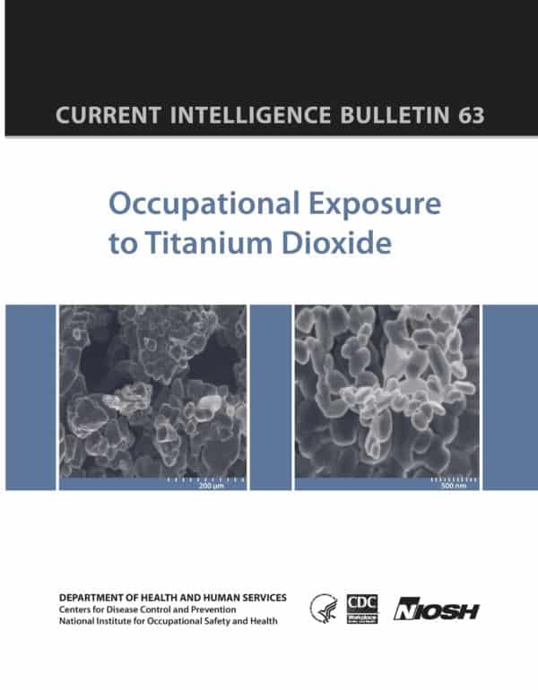 Occupational Exposure to Titanium Dioxide - PDF - NIOSH